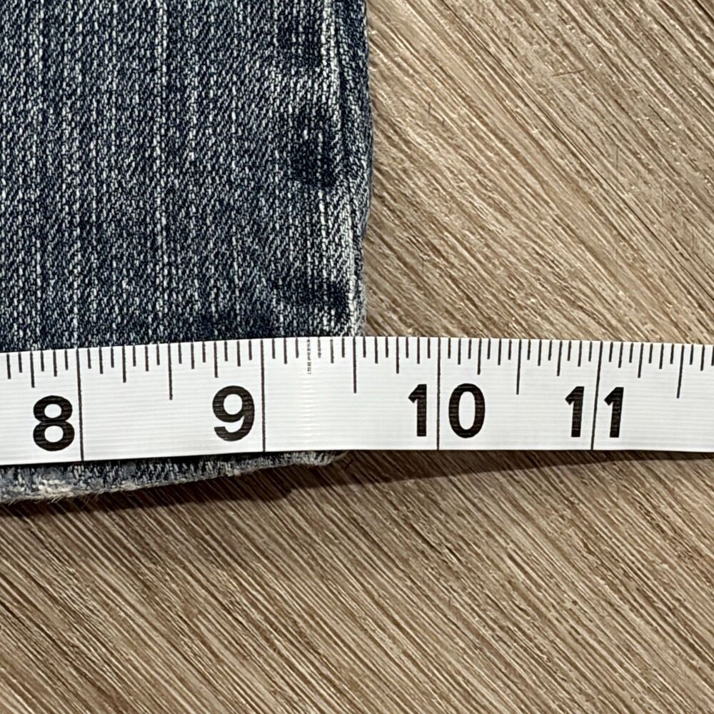 Vintage 00s Y2K Mudd Jeans Bootcut Low-Rise Jeans Women's Sz 9 31x31 Washed Blue - Picture 6 of 7